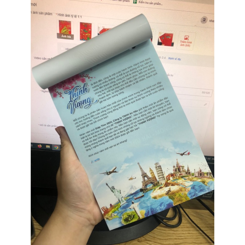 Lịch Bloc Đại lỡ An Hảo 2024 - Giáp Thìn; Kích thước: 13x19 cm