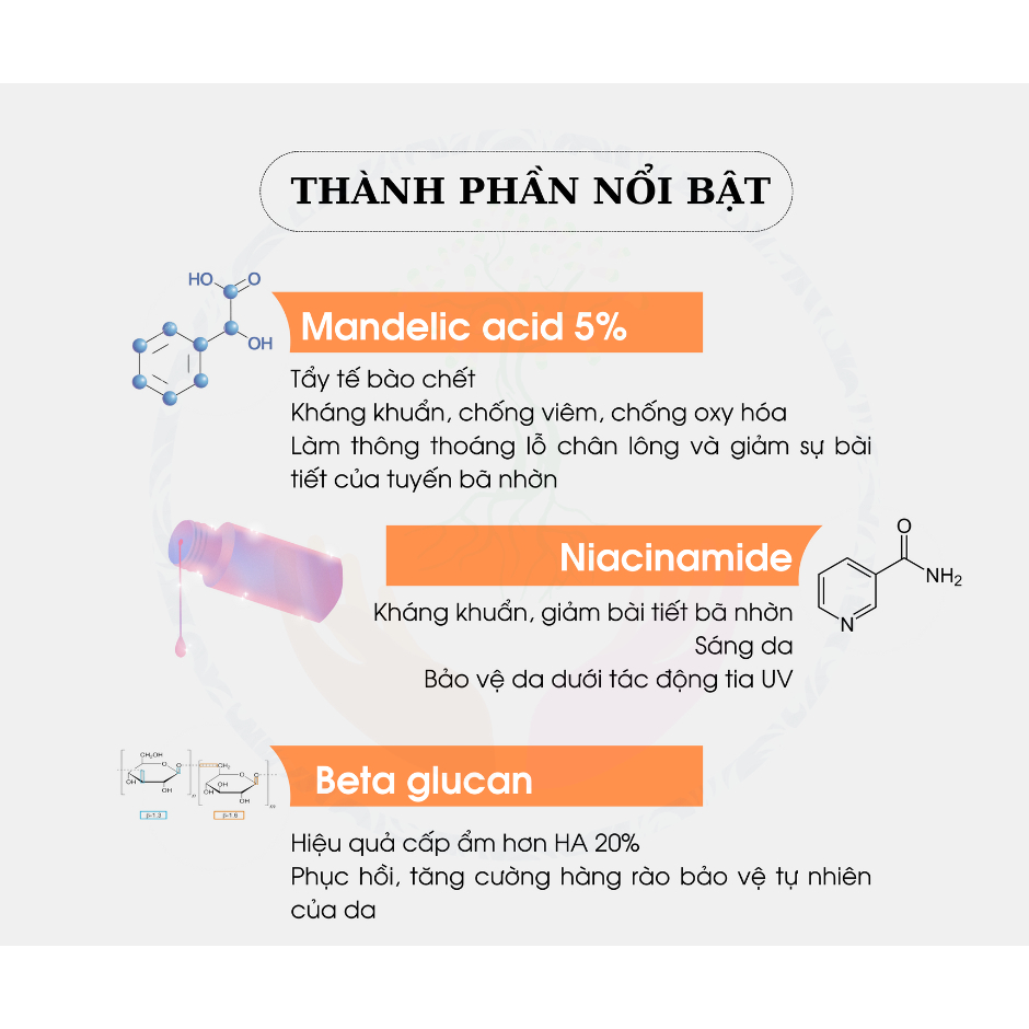 Nước cân bằng loại bỏ tế bào chết Prep Toner 150ml GoodnDoc- Mandelic 5%, Niacinamide B5 thu nhỏ chân lông, sáng da
