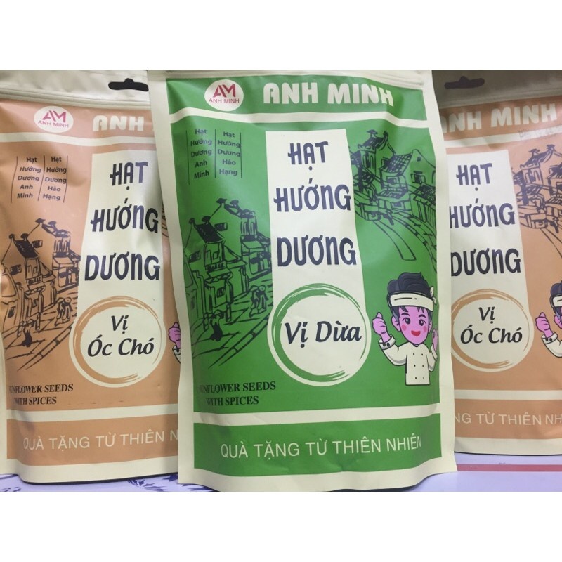 Hạt hướng dương vị dừa, Gói 80G hạt hướng dương tẩm vị dừa thơm ngon - HDD