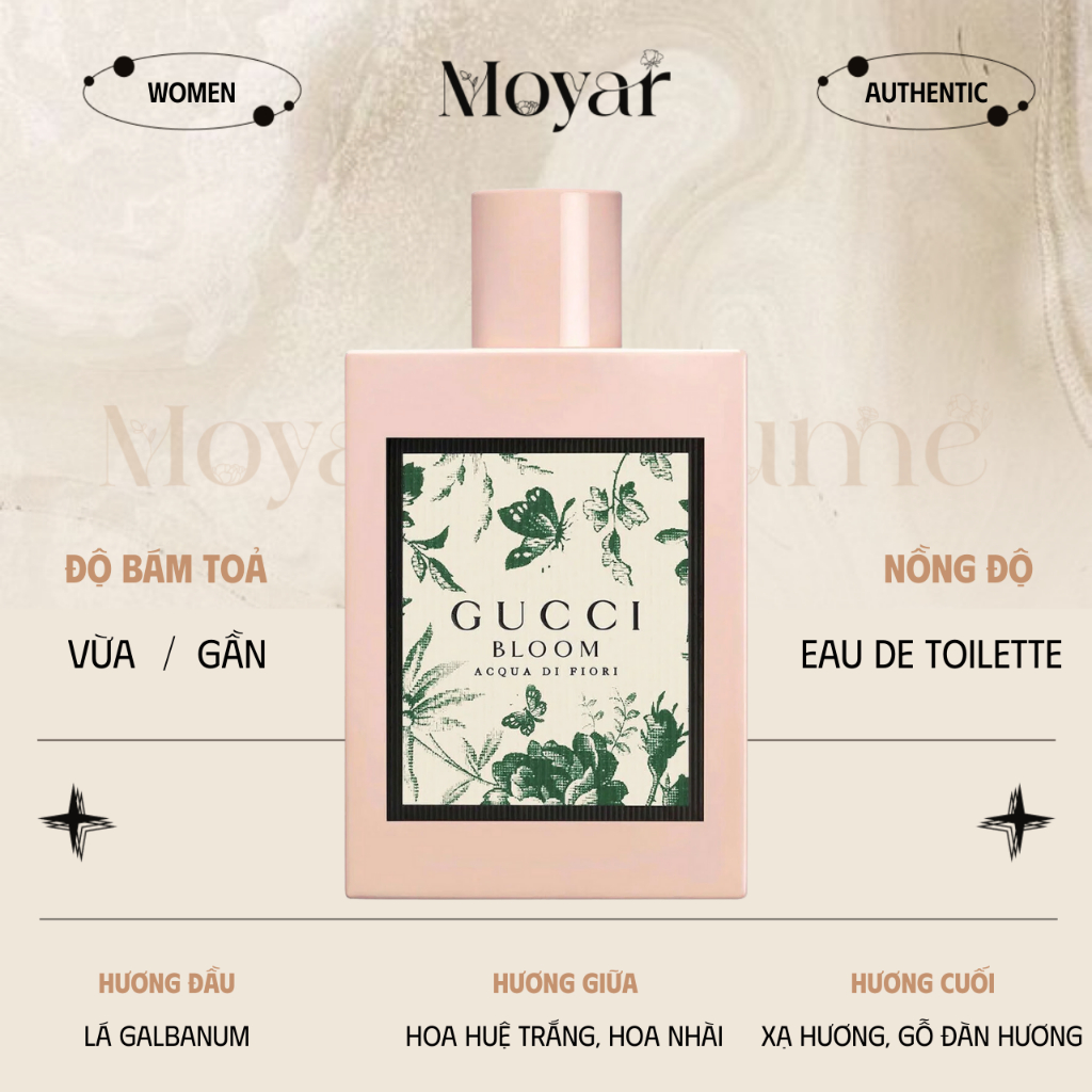 10ml Gucci Bloom Acqua di Fiori ( Bloom xanh ) | Nước hoa nữ