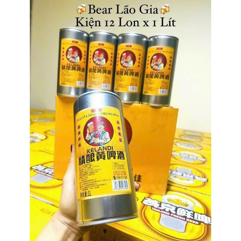 1 Thùng Bia Lão Gia Bia lon Size Lớn 1000ml