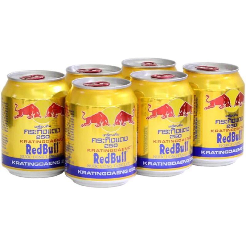 Lốc 6 bò húc Redbull thái