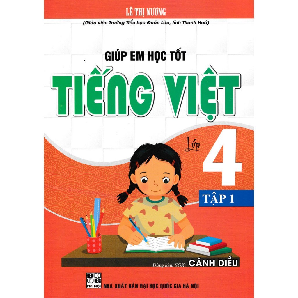 Sách - Giúp Em Học Tốt Tiếng Việt Lớp 4 - Tập 1 (Dùng Kèm SGK Cánh Diều)