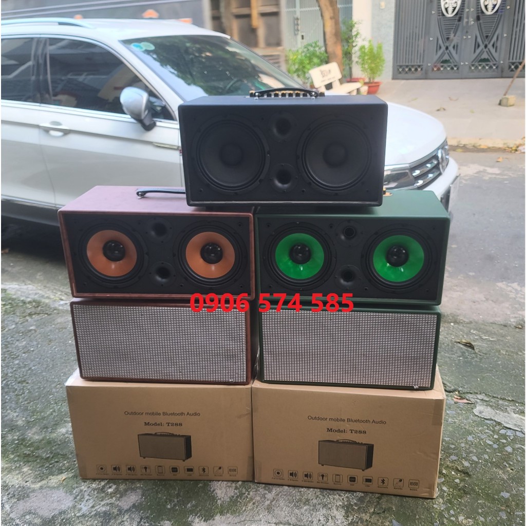 Vỏ thùng loa kéo xách tay 2 bass 20 cao cấp