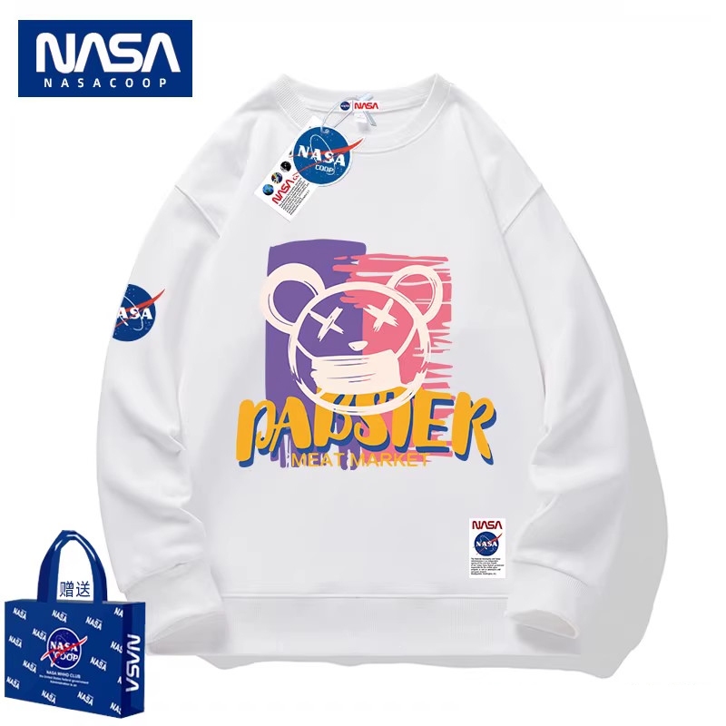 Áo Nỉ Cổ Tròn Unisex Dài Tay Hình Mặt Gấu Dáng Rộng Thời Trang Zenkonu TOP NAM 301