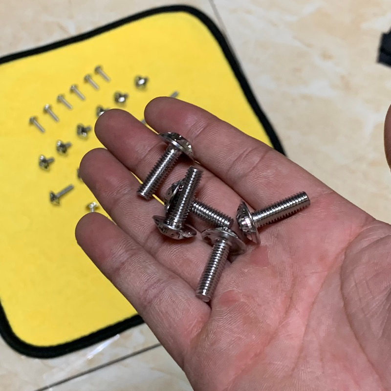 Bộ Ốc Áo Salaya Inox 304 Lắp Đặt Wave 100/110 Cực Đẹp Full Ốc Dàn Áo.