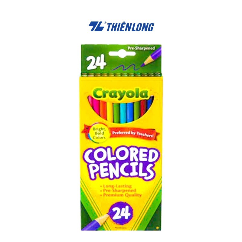 Hộp 24 cây chì màu Crayola Colored Pencils