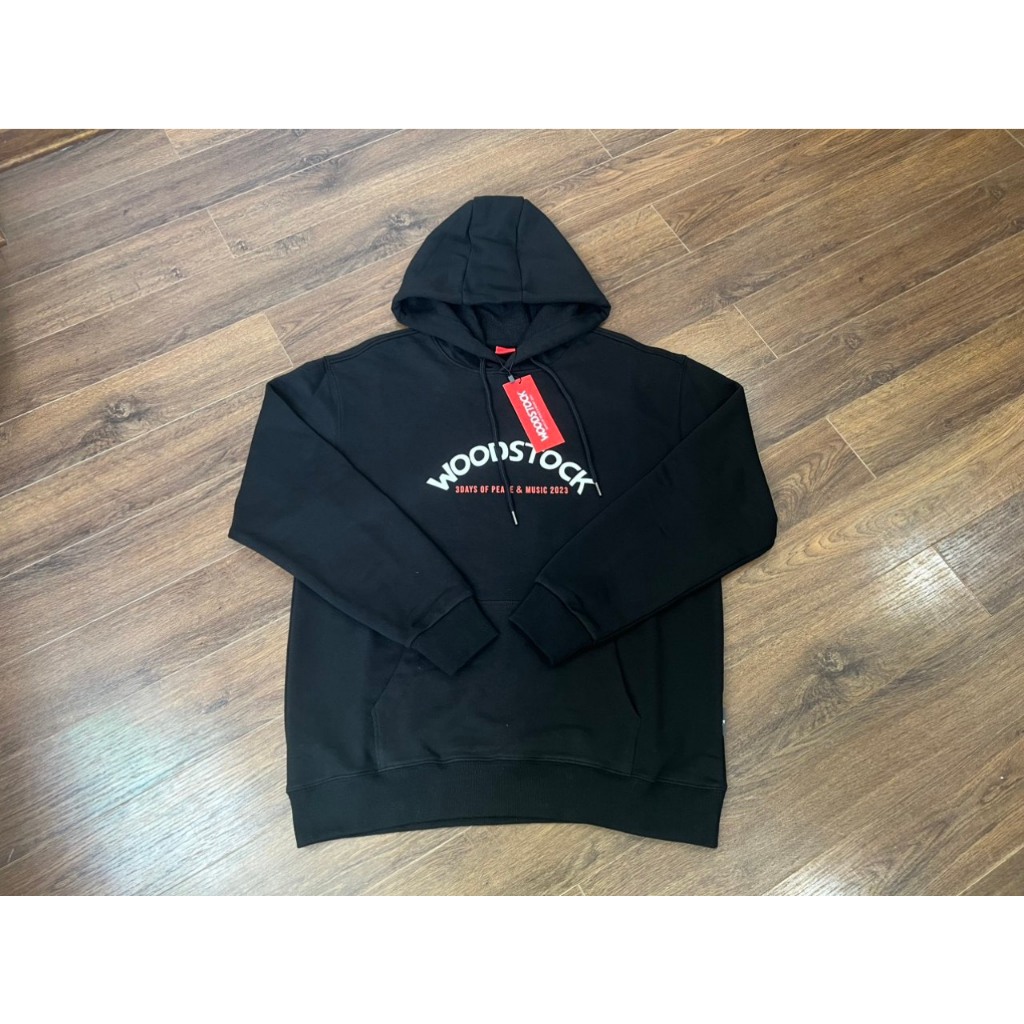 Áo hoodie Nam Woodstock áo nỉ chòng đầu da cá Unisex Nam Nữ vnxk 4mau ấm ấp thoải mái