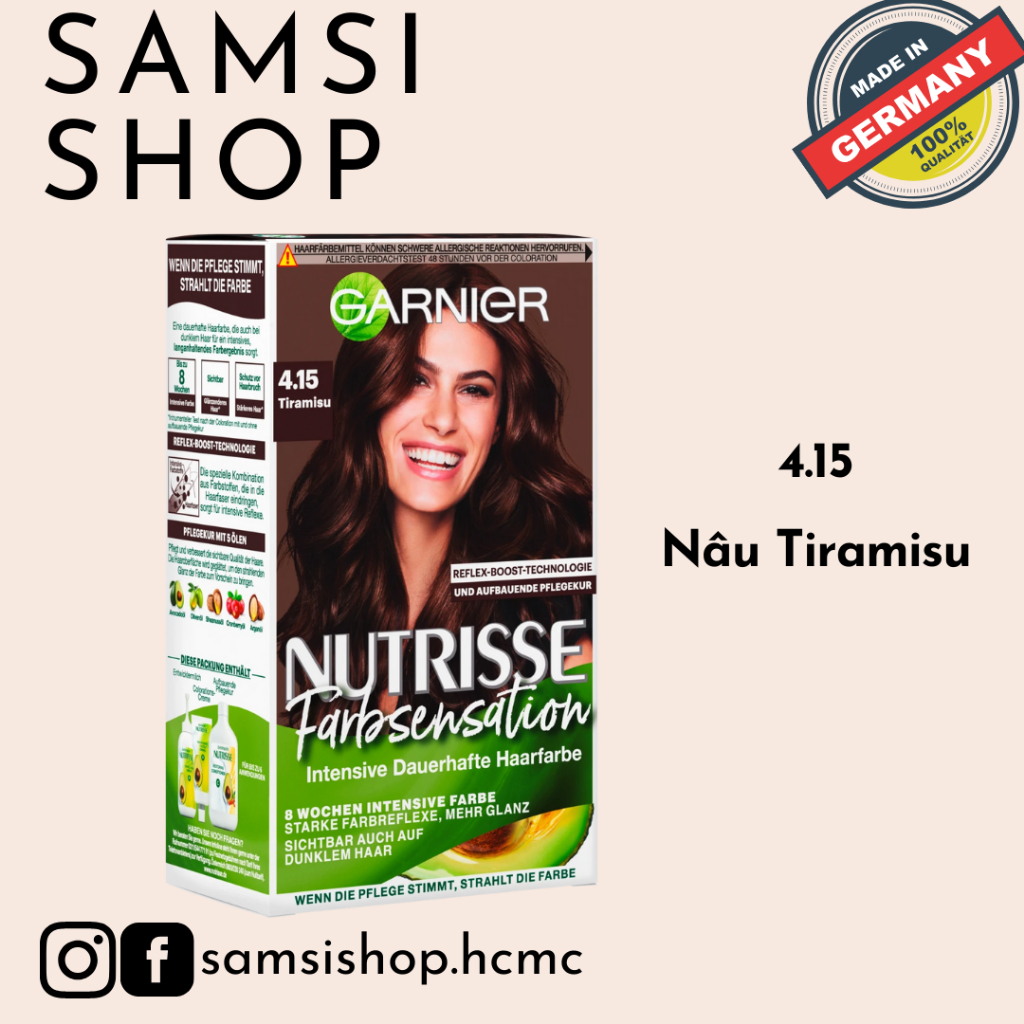 👩🌰Thuốc nhuộm tóc Nutrisse Hair Color Sensation 👩🌰