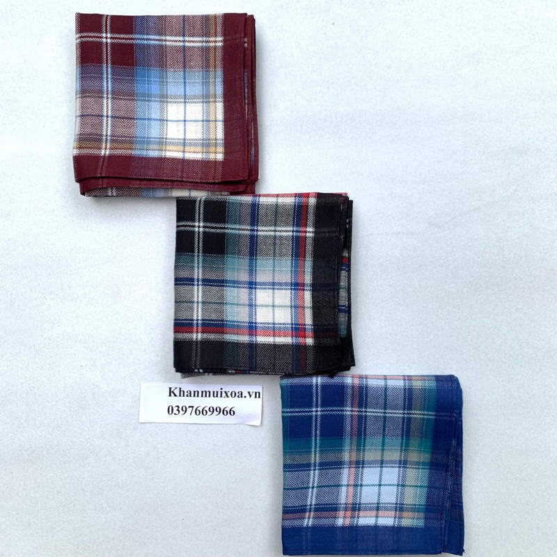 Khăn mùi xoa nam xuất khẩu mềm mại thấm hút - Cam kết hài lòng