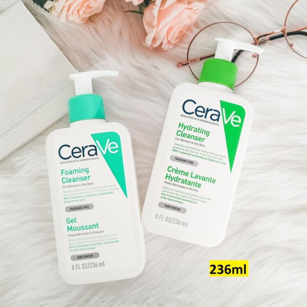 Sữa Rửa Mặt Cerave fullSize Bản Pháp Có Bill