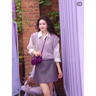 BAE - Set áo gile + Sơ mi