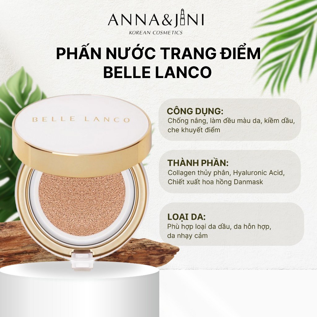 Phấn Nước Belle Lanco - Cushion Tiếp Viên (13g)
