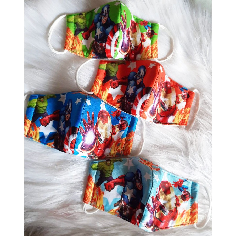 Combo 10 khẩu trang vải hoạt hình ( Giao màu và hình ngẫu nhiên