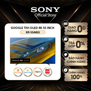 Google tivi oled sony 4k ultra hd 55 inch xr-55a80j - miễn phí lắp đặt