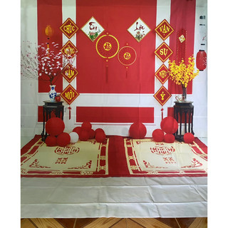 Phông nền chụp ảnh tết 2m x 2,5m tài lộc