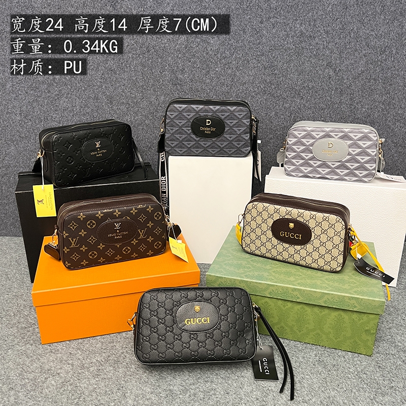 Túi đeo Chéo Vải Di.or PU Dù Chống Thấm Nước Sẵn Thời Trang Nam Nữ