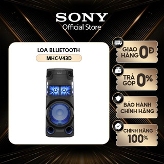 Hệ thống âm thanh sony công suất cao v43d tích hợp công nghệ bluetooth - mhc-v43d