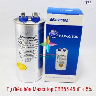 Tụ điều hòa 2 chân CBB65 45uF+5%