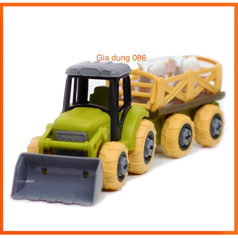 Đồ chơi Ô tô Nông trại chở thú, Máy xúc chuyên dụng trong nông trại