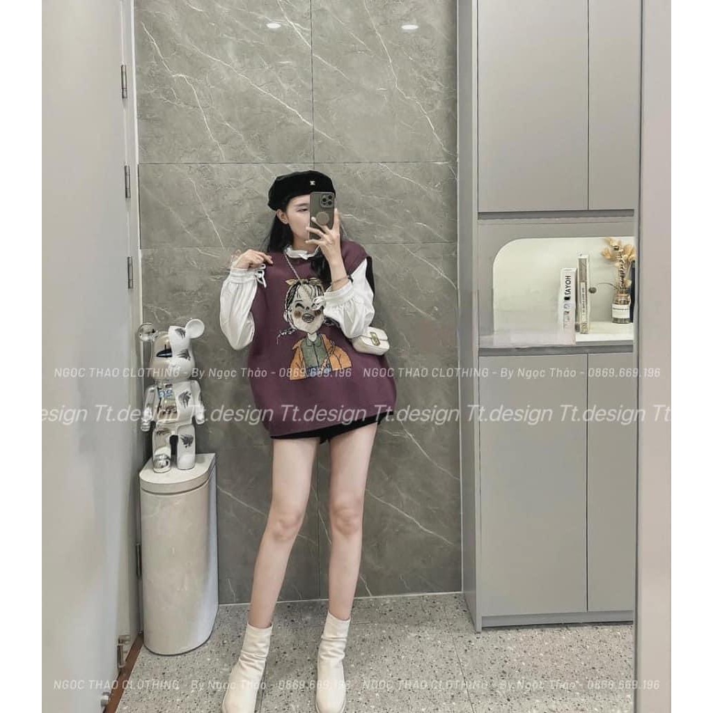 Áo Len Gile Cô Gái, Len Co Giãn