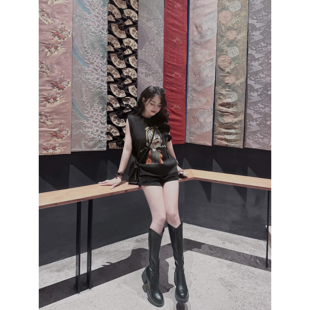 Áo Len Gile Cô Gái, Len Co Giãn