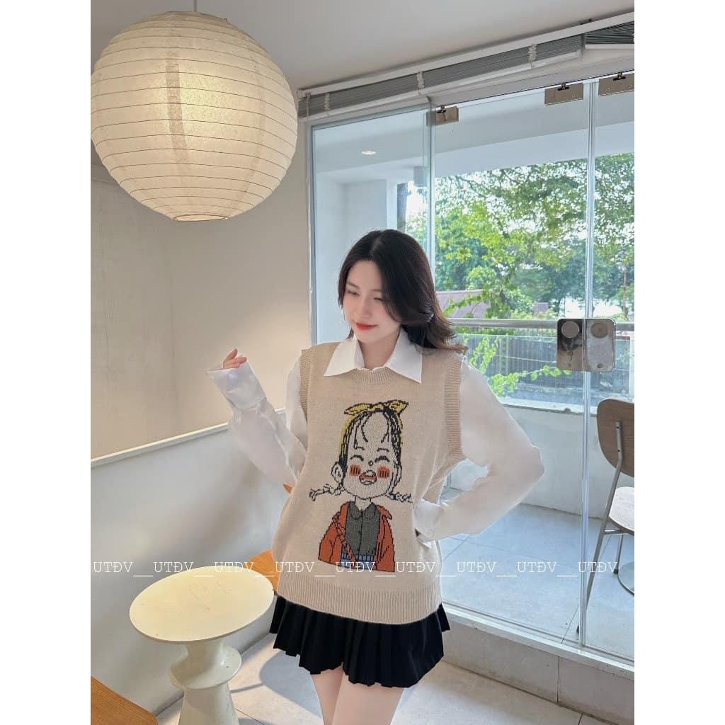 Áo Len Gile Cô Gái, Len Co Giãn