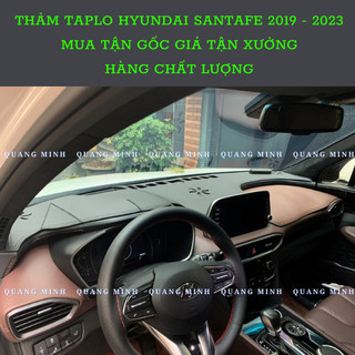Thảm Taplo Xe Huyndai Santafe 2019 - 2023 Cao Cấp (6 Mẫu Lựa Chọn)