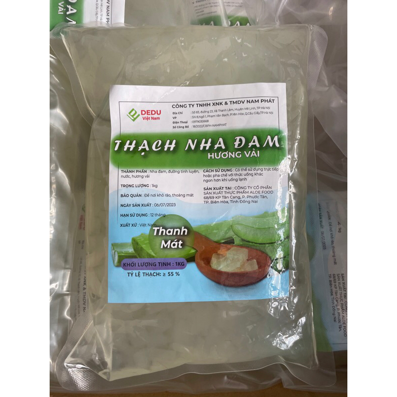 THÙNG NHA ĐAM DEDU THƠM NGON 10 BỊCH