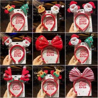  Bờm Băng Đô Cài Tóc GIÁNG SINH  NOEL bờm hình ông già Noel tuần lộc cây thông phụ kiện hoá trang Giáng Sinh 