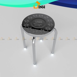 Qui phúc, combo 6-10 ghế đẩu inox win chính hãng công ty