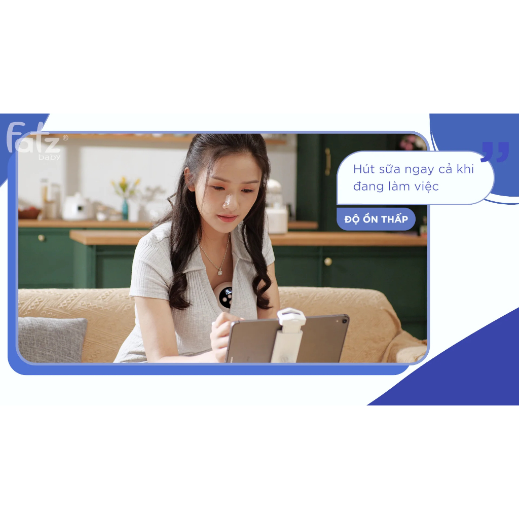 Máy hút sữa điện rảnh tay không dây cao cấp Fatzbaby – FREEPRO 2 – FB1277VN