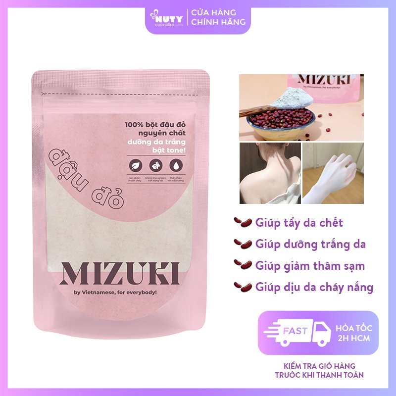 [PHIÊN BẢN MỚI] Bột Đậu Đỏ Nguyên Chất 100% Mizuki