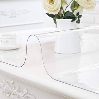 Tấm kính nhựa dẻo trải bàn trong suốt chống thấm nước, dầu mỡ, chống chầy xước dày 1.5mm kích thước 60cmx120cm