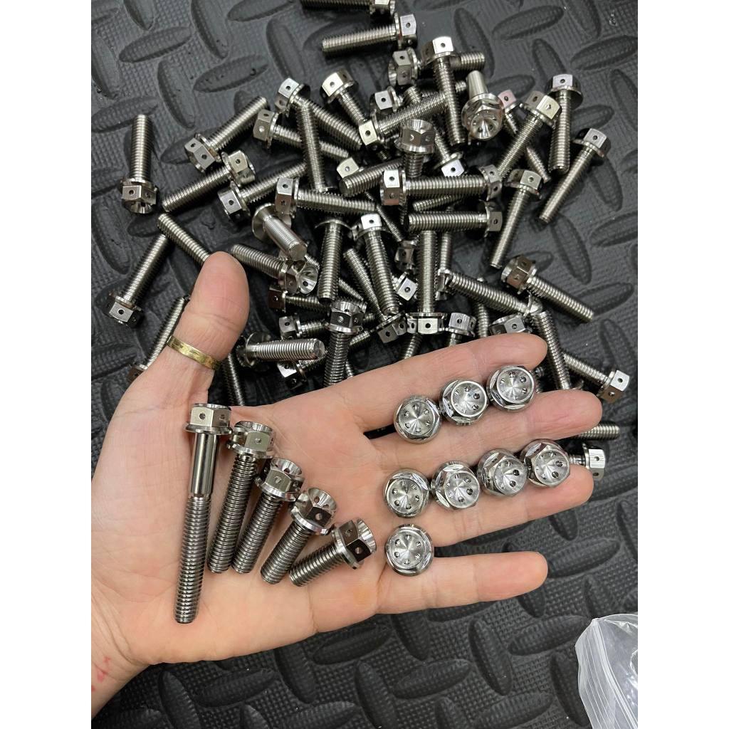 Ốc Titanium Phôi trắng M6  , M8  , M10  đầu Probolt Titan