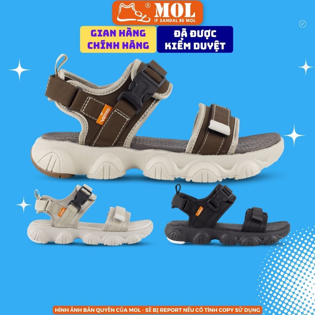 Sandal nữ chính hãng hiệu Vento Vesper 2 quai ngang SD09003Br màu nâu