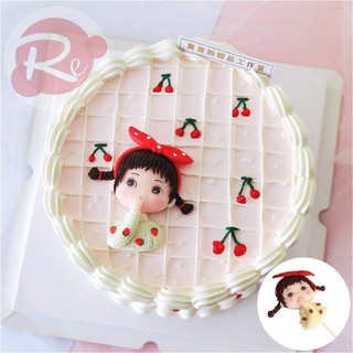 [SIÊU RẺ❤️] – Que cắm Silicon - Em bé dâu tây - Trang trí bánh sinh nhật bánh kem