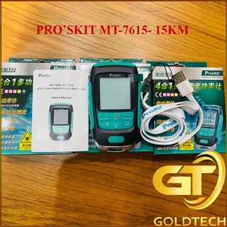Máy đo công suất quang pro'skit mt-7615 15km 4in1 soi vfl+ test mạng+ led
