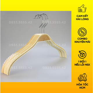 Móc gỗ tre vàng người lớn và móc nhựa vai đệm người lớn xinh nhất sài gòn