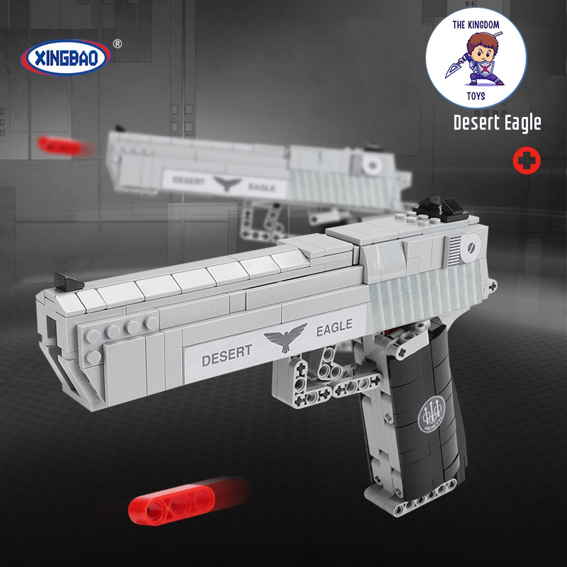 Đồ Chơi Lắp Ráp PUBG Lục DE Desert Eagle Trong Game CSGO Cảnh Sát Quân Đội Đồ Chơi Cho Bé