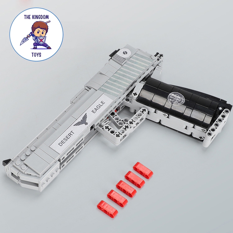 Đồ Chơi Lắp Ráp PUBG Lục DE Desert Eagle Trong Game CSGO Cảnh Sát Quân Đội Đồ Chơi Cho Bé