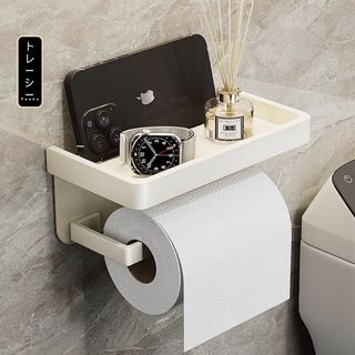 Hộp đựng giấy vệ sinh nhà tắm 2 tầng, hộp đựng giấy cuộn nhà vệ sinh treo tường