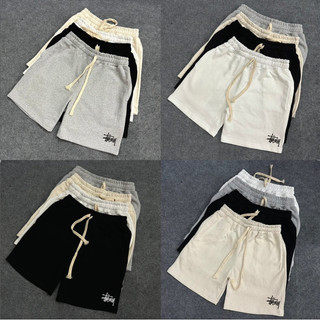 Quần short stussy basic form unisex nam nữ - quần short đùi nỉ chân cua