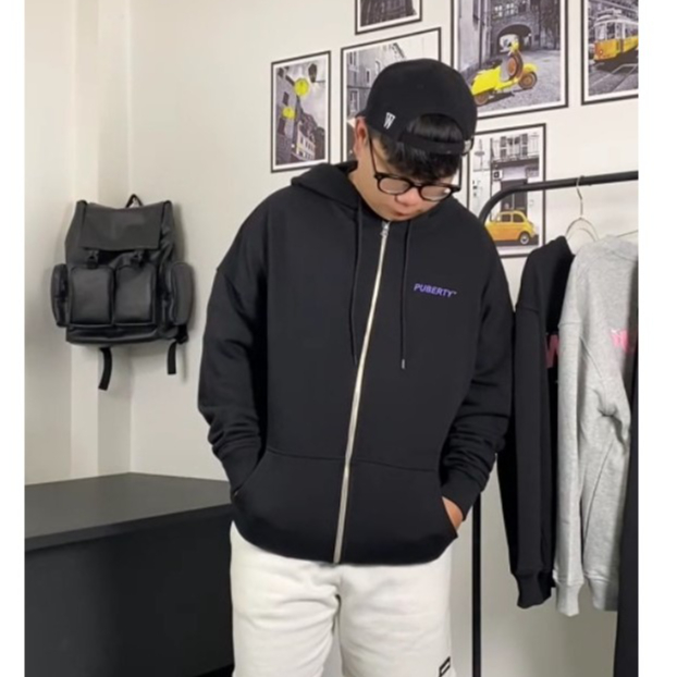 Hoodie zip basic localbrand PUBERTY BASIC HOODIE ZIP