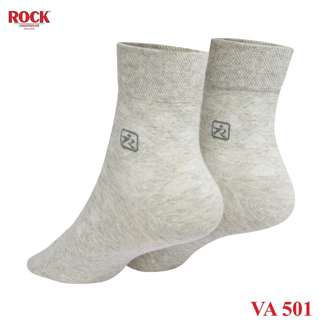 Tất vớ nam cao cổ ROCK VA 501 chất liệu cotton, co giãn mềm mại, thoáng khí