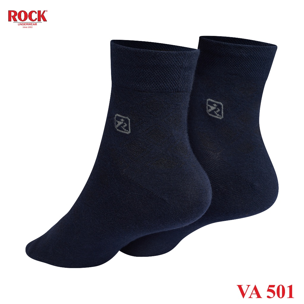 Tất vớ nam cao cổ ROCK VA 501 chất liệu cotton, co giãn mềm mại, thoáng khí