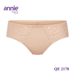 Quần lót nữ không viền sau annie QE 2178 không vết hằn, co giãn 4 chiều, lưng thấp có ren
