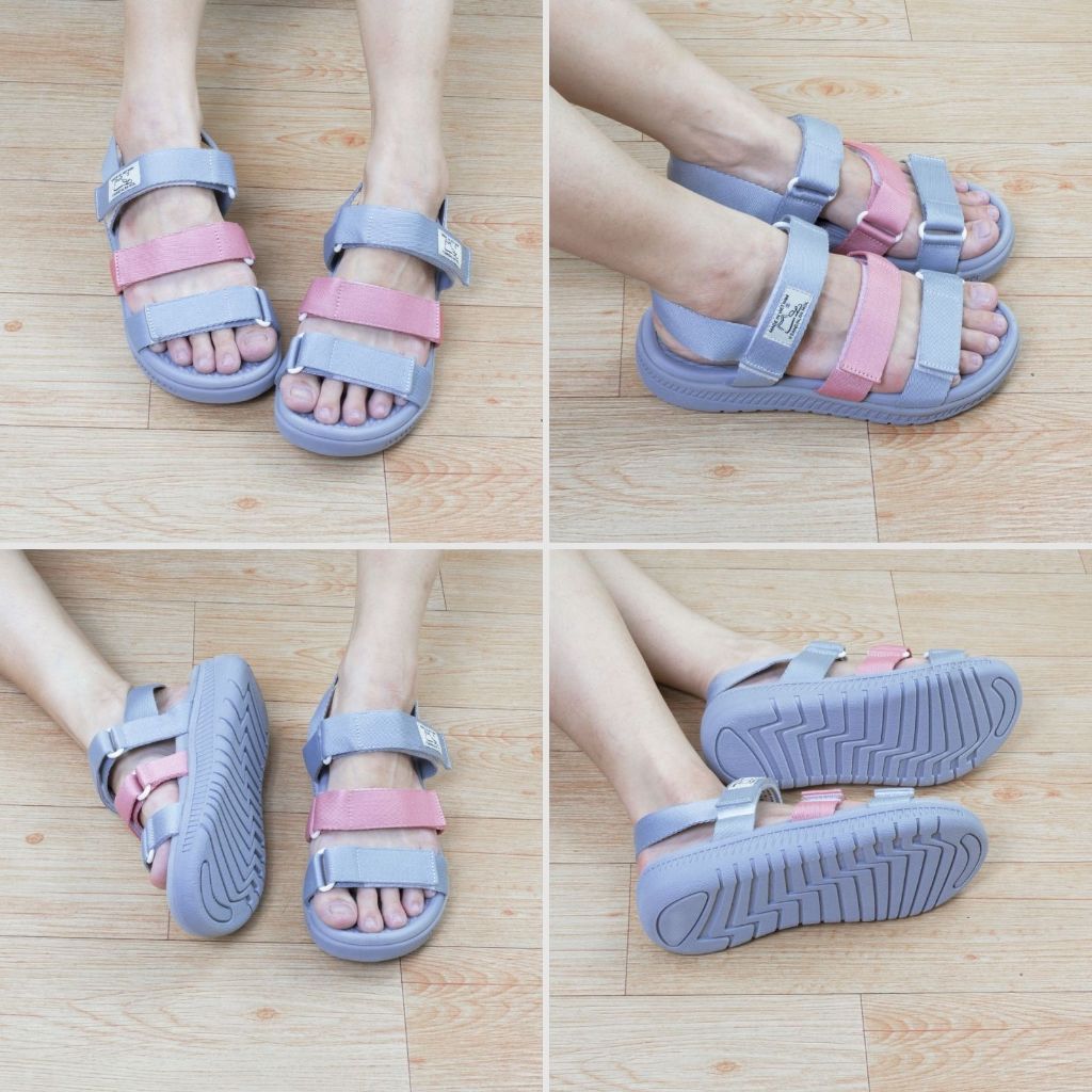 Giày sandal nam nữ unisex MOL Zenstep MS4G 3 quai ngang