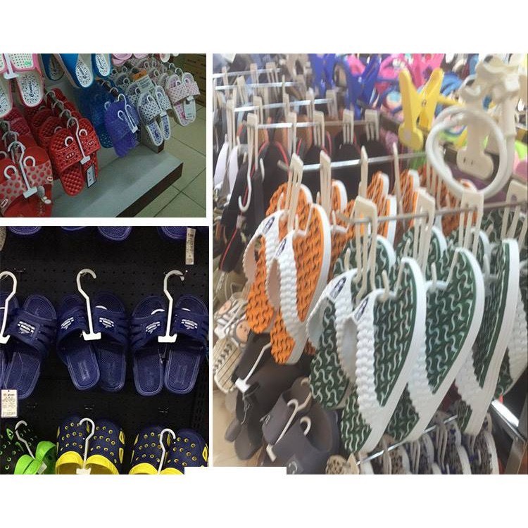 Móc Treo Dép, Tông Màu Trắng, Phụ Kiện Cho Shop