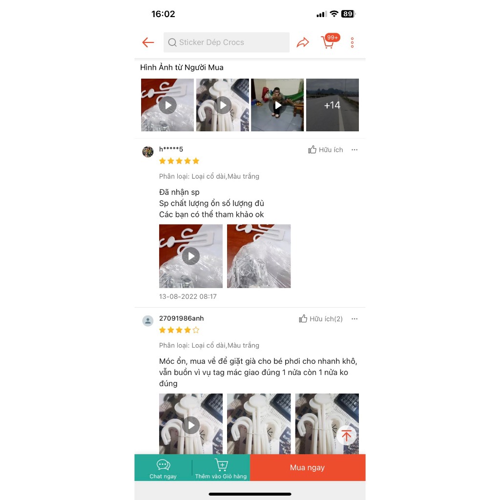 Móc Treo Dép, Tông Màu Trắng, Phụ Kiện Cho Shop